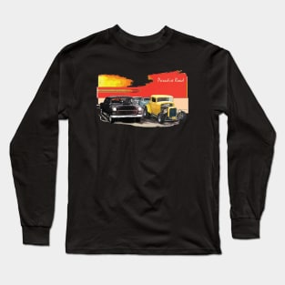 American Graffiti Paradise Road speed shop Long Sleeve T-Shirt